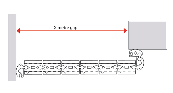 Example deployment plan Floodstop 0.9m