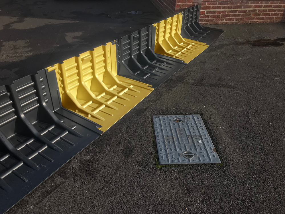 Drain protection water
