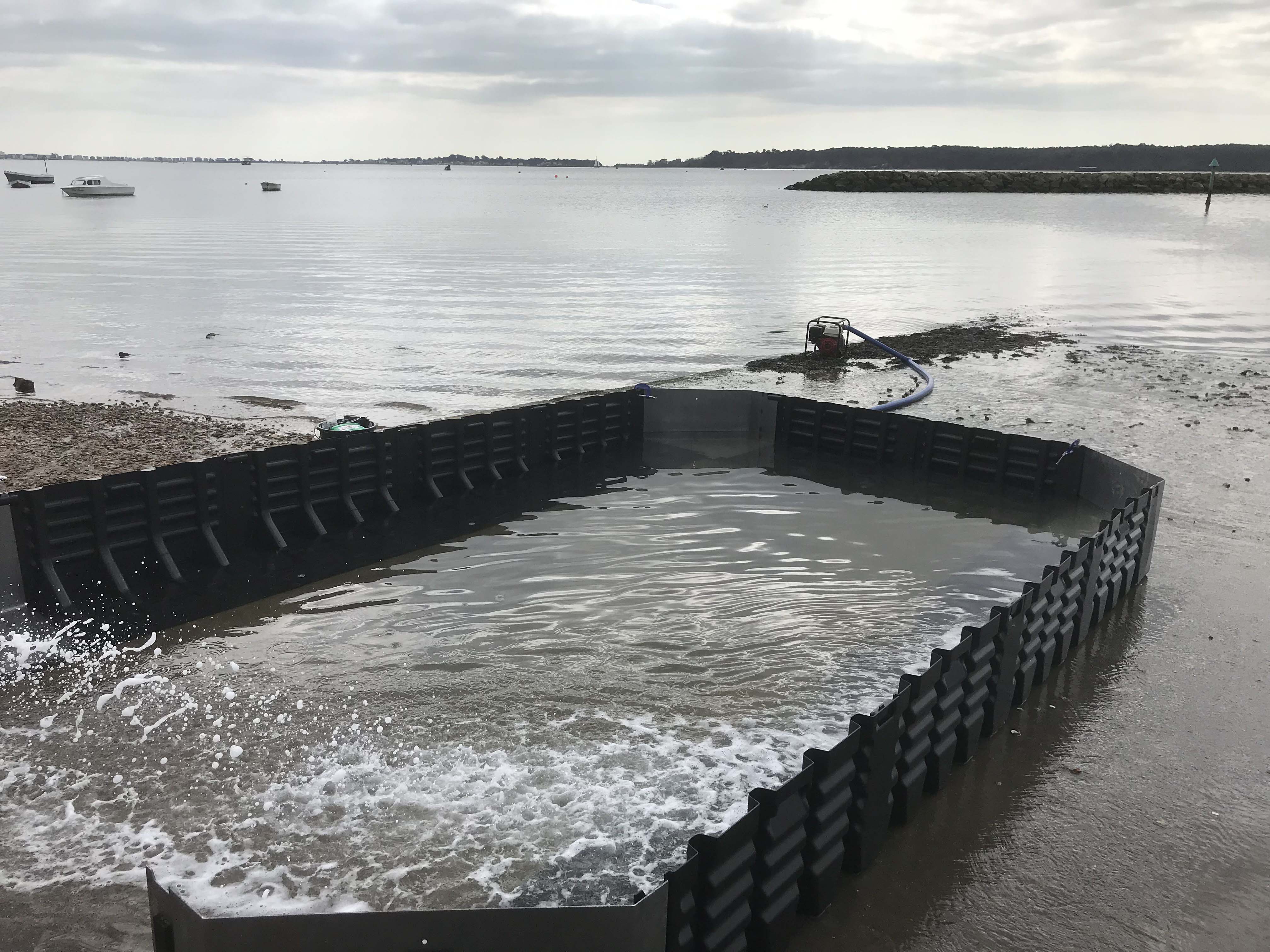 Flood Fence fill test